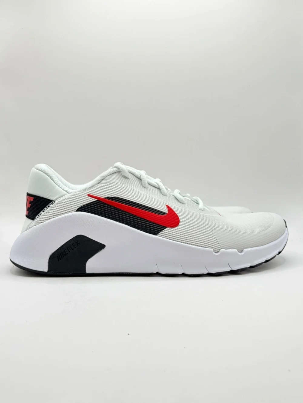 Nike Flex Train Off White & University Red Training Shoes 9.5 Mens